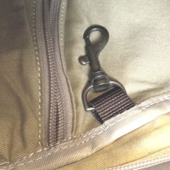 LL Bean Ameribag Unisex Healthy Back Bag Sling Backpack Suede Leather Vintage - Picture 7 of 12